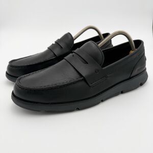 Cole Haan Zero Grand Black Leather Penny Loafers - Men’s US 10.5M